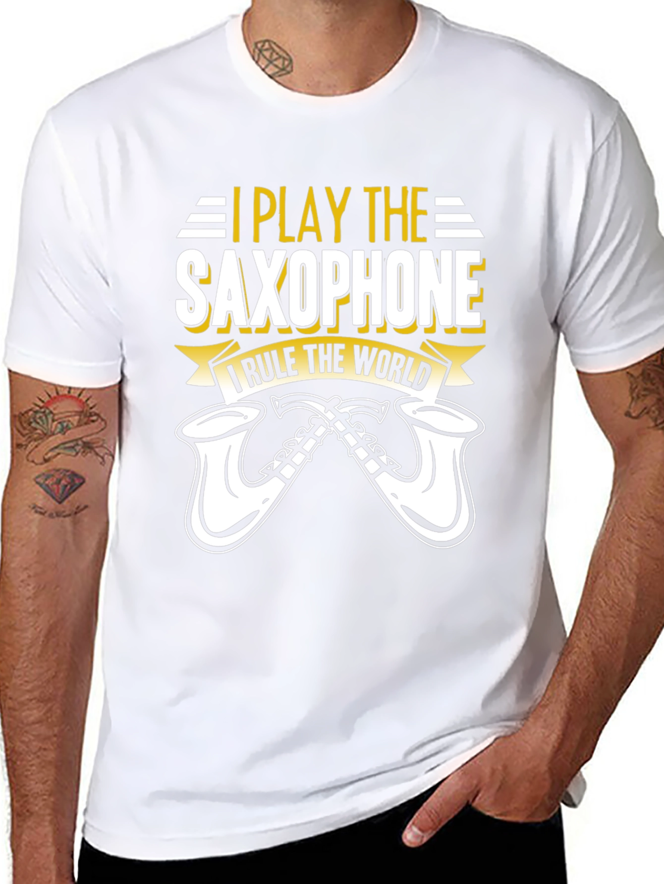 I Play Saxophone T-Shirt - Music Lover Tee
