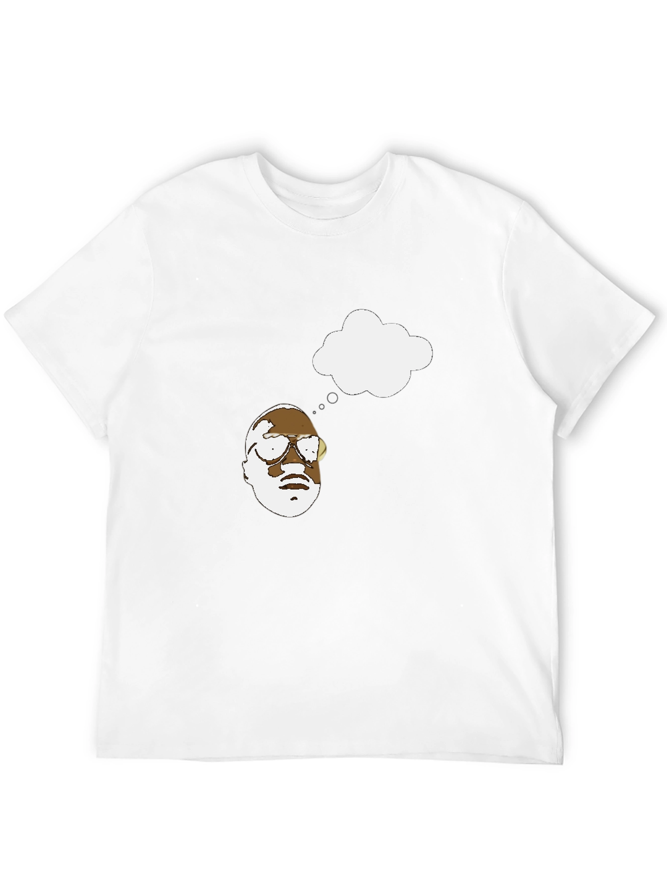 Thinking Man Graphic Black T-Shirt