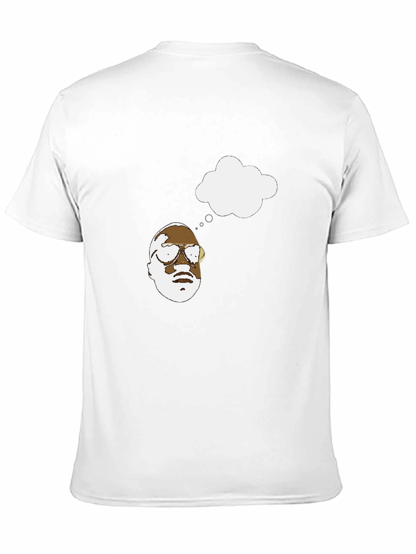 Thinking Man Graphic Black T-Shirt