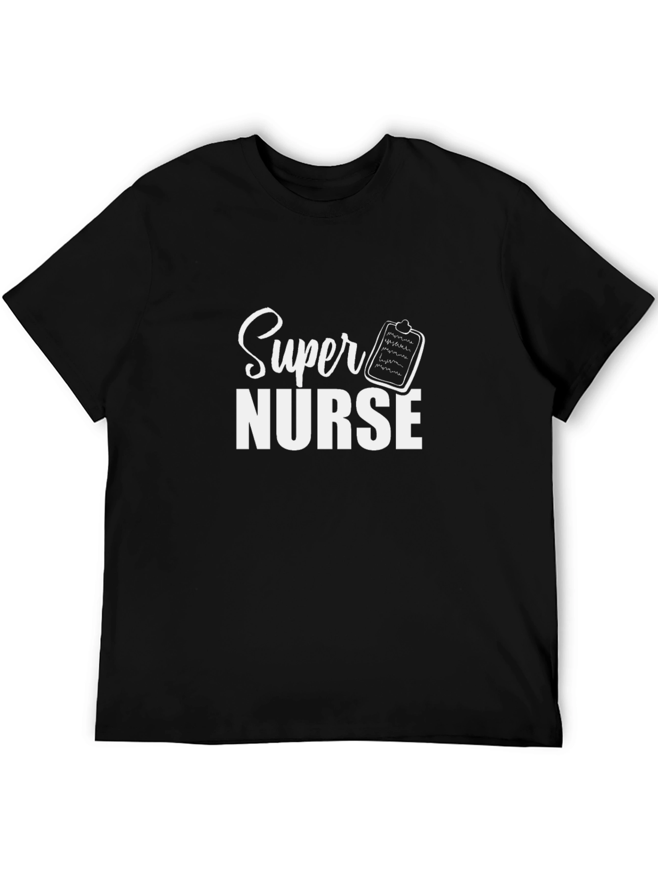 Super Nurse Black T-Shirt