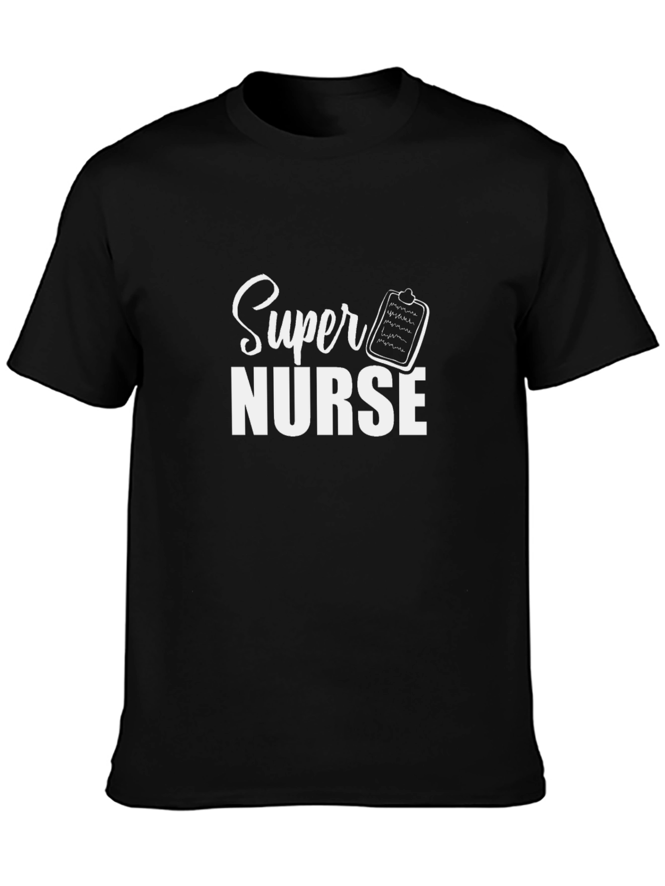 Super Nurse Black T-Shirt