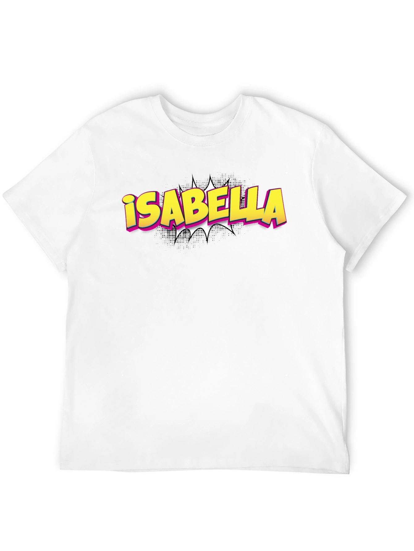 Isabella Comic Style T-Shirt - Fun Graphic Tee