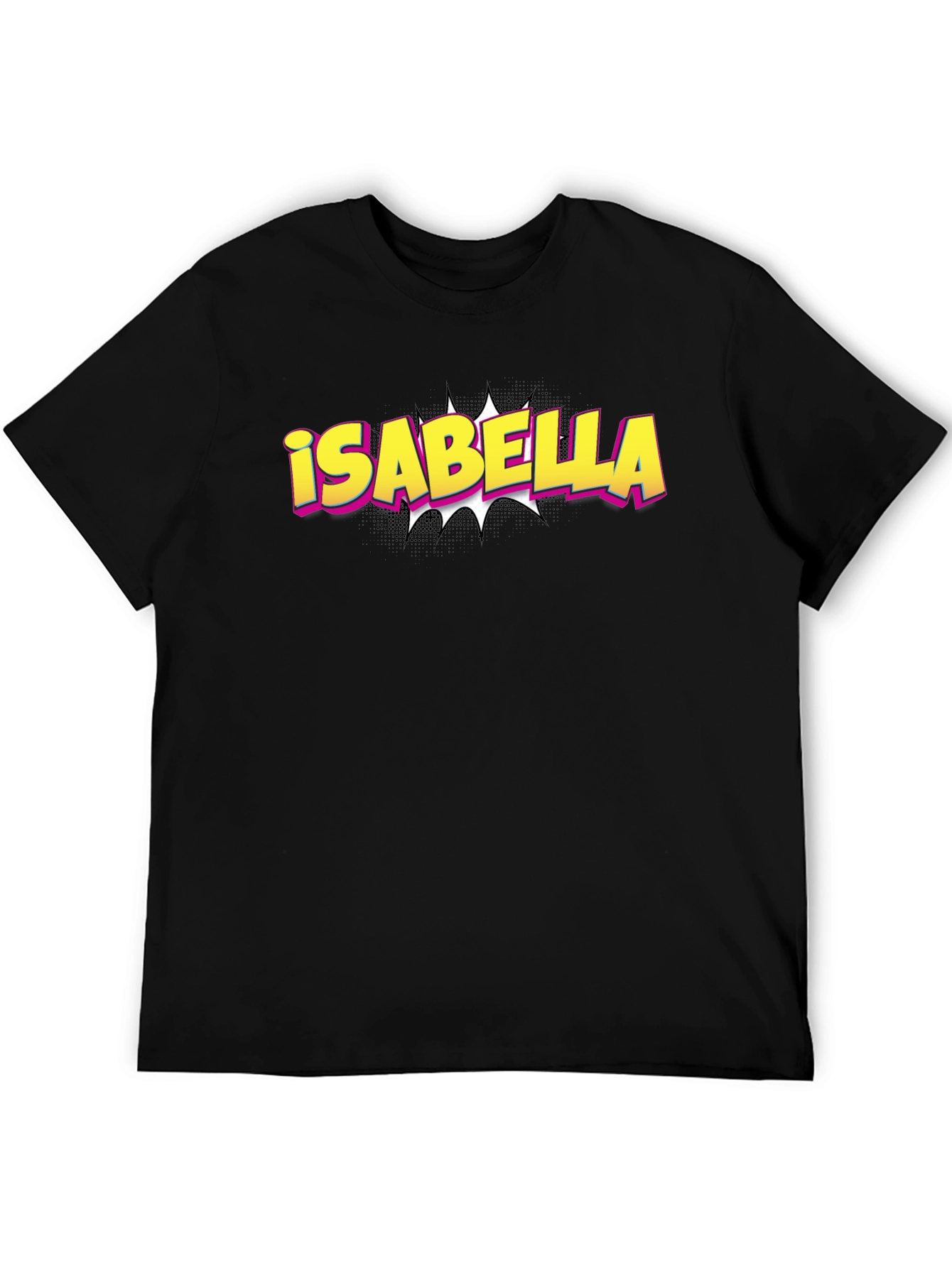 Isabella Comic Style T-Shirt - Fun Graphic Tee