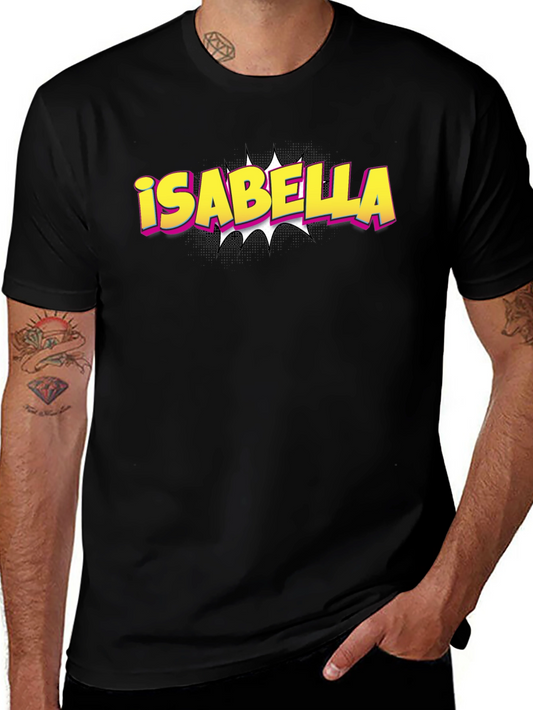 Isabella Comic Style T-Shirt - Fun Graphic Tee