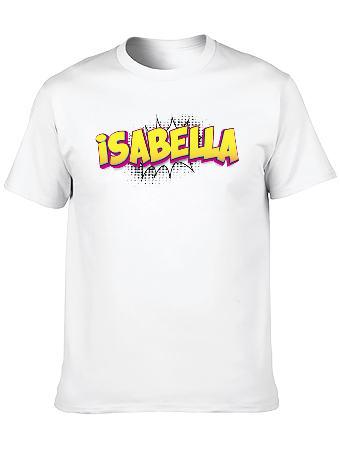 Isabella Comic Style T-Shirt - Fun Graphic Tee