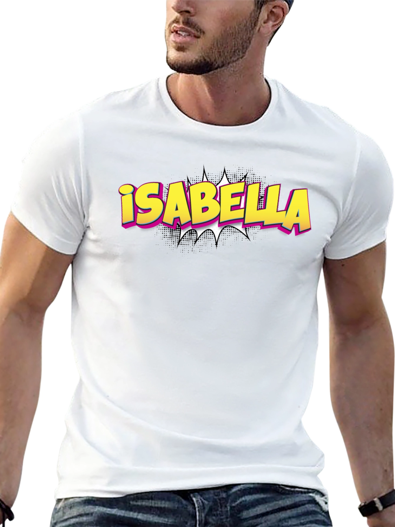 Isabella Comic Style T-Shirt - Fun Graphic Tee
