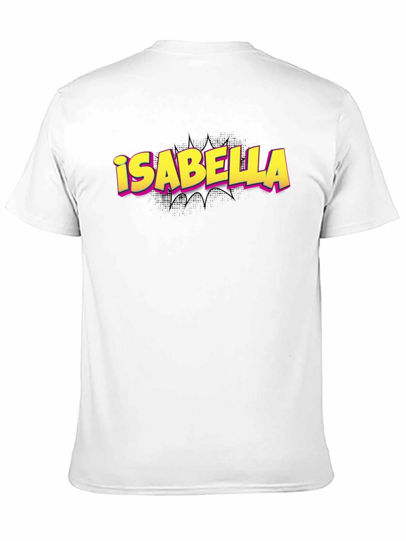 Isabella Comic Style T-Shirt - Fun Graphic Tee