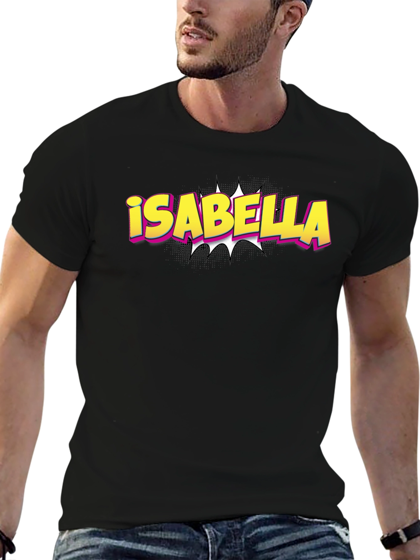 Isabella Comic Style T-Shirt - Fun Graphic Tee