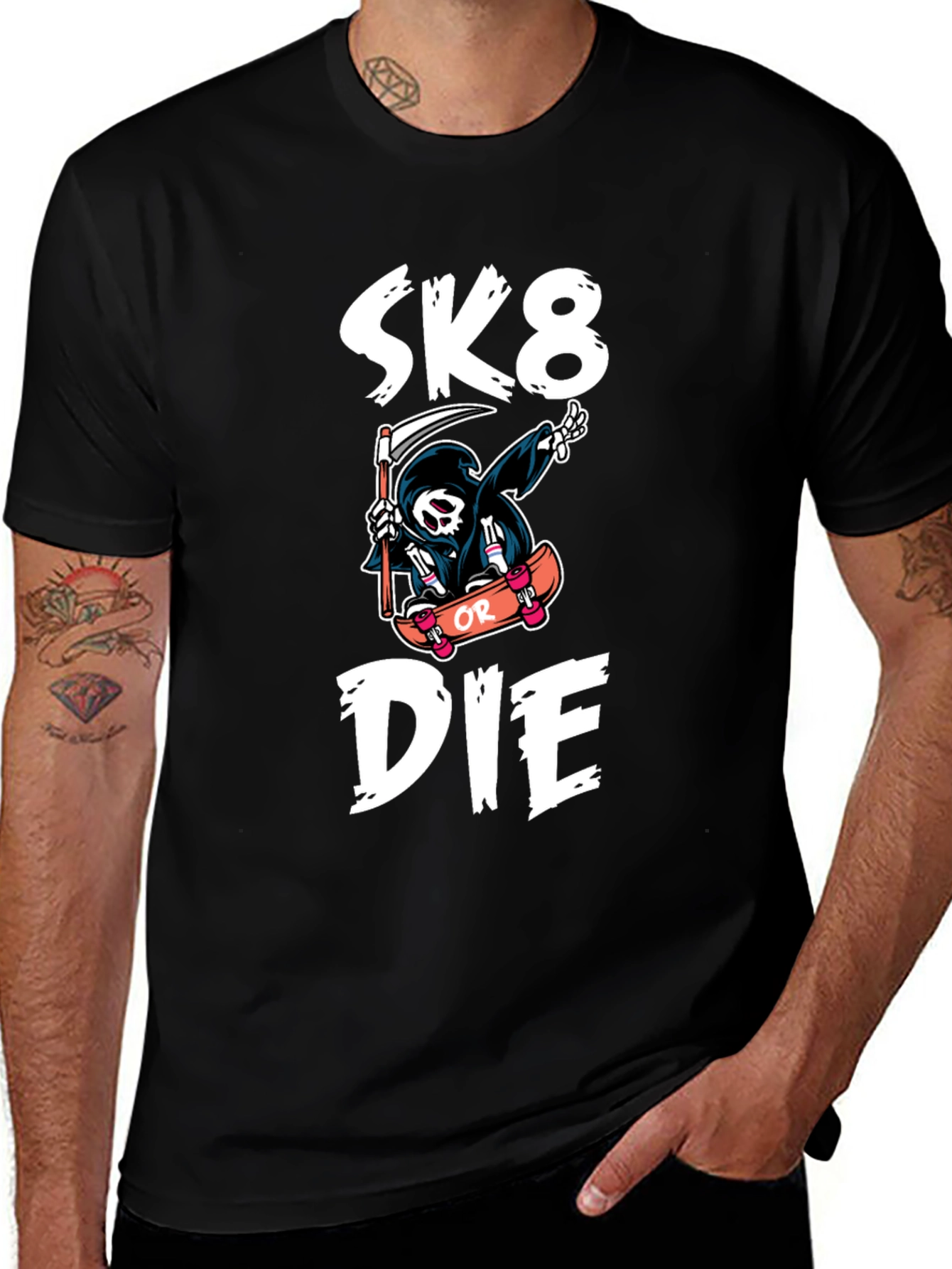 Skate or Die Graphic T-Shirt