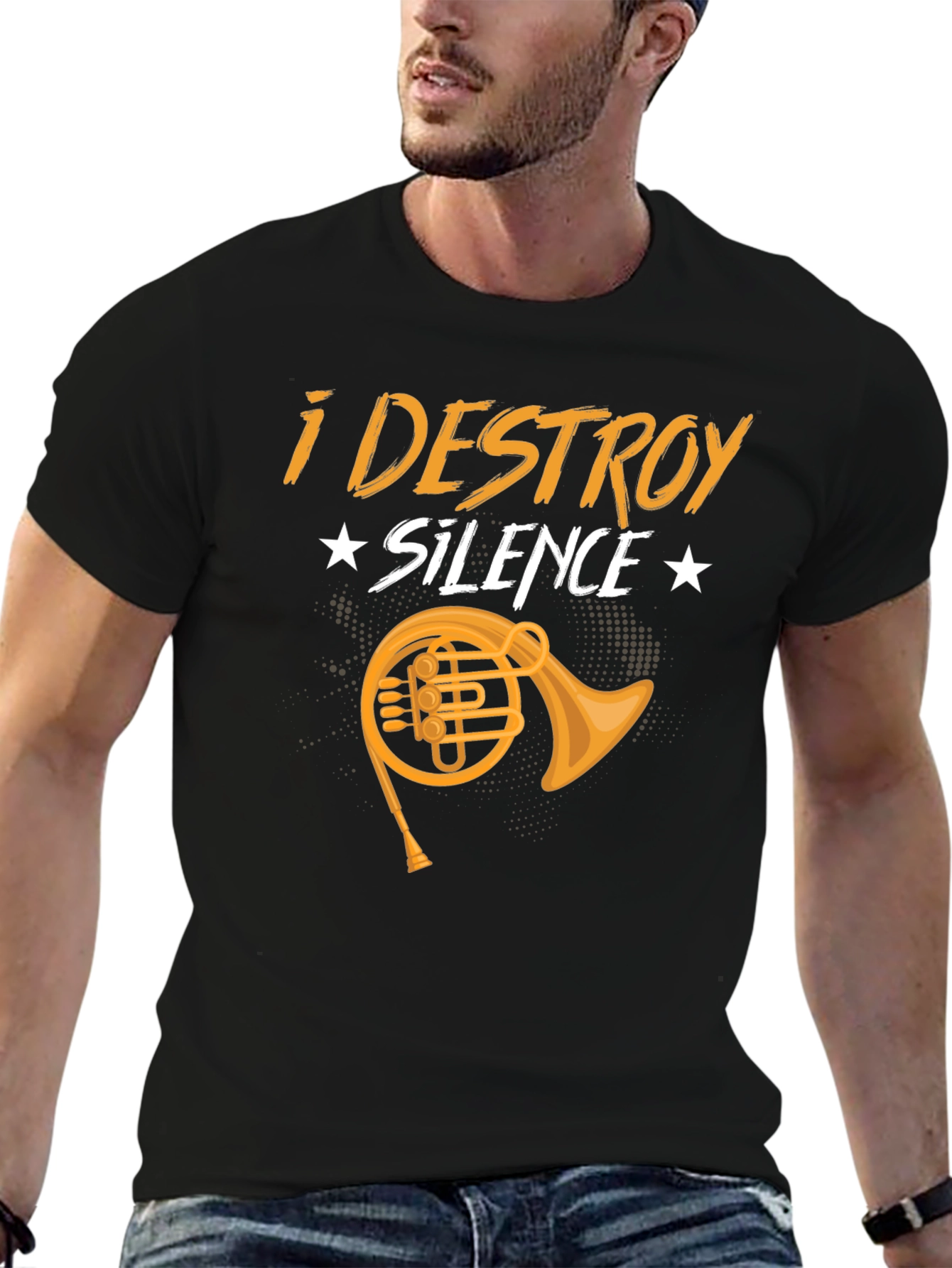 I Destroy Silence T-Shirt - Music Lover Tee