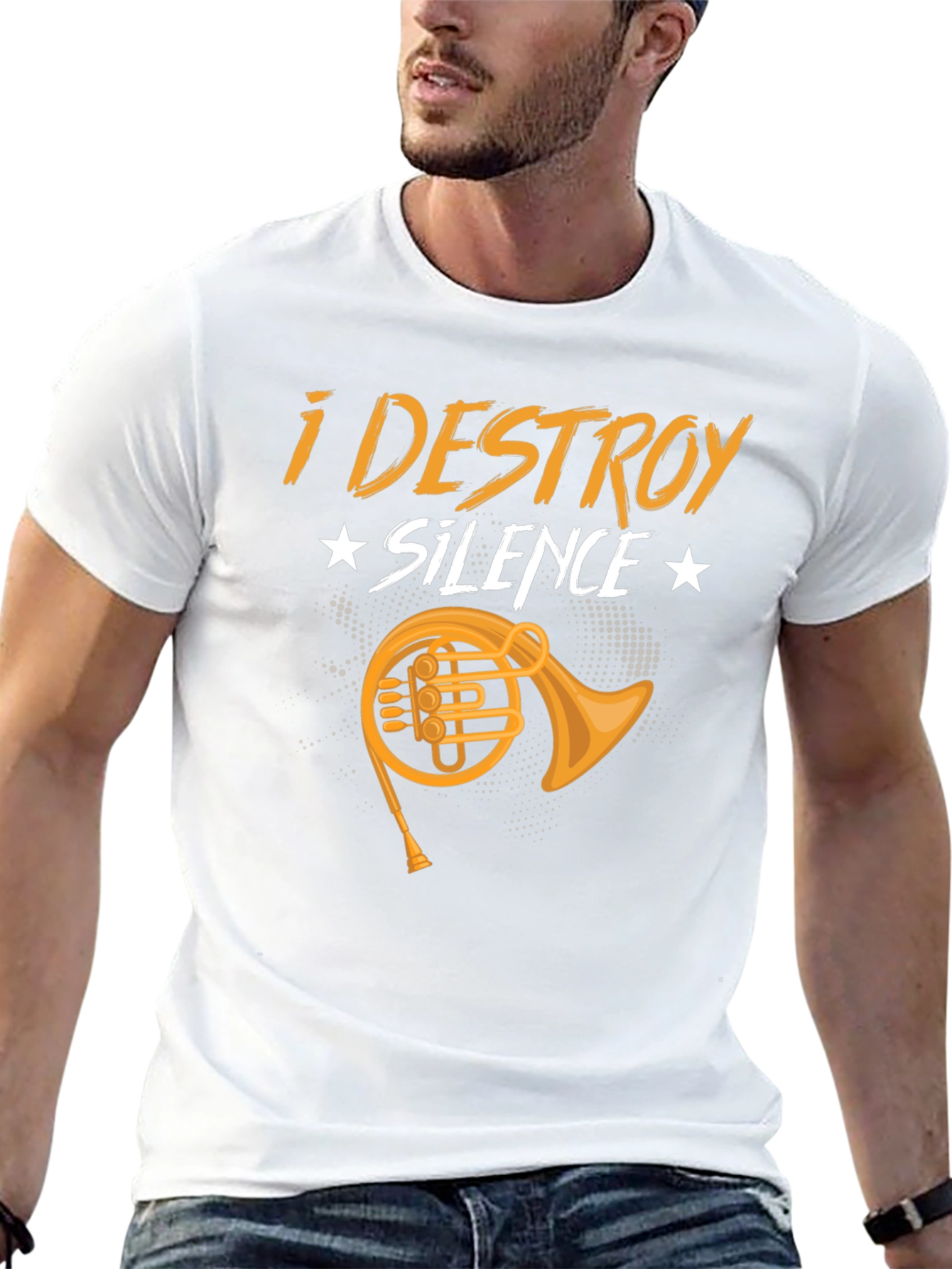 I Destroy Silence T-Shirt - Music Lover Tee
