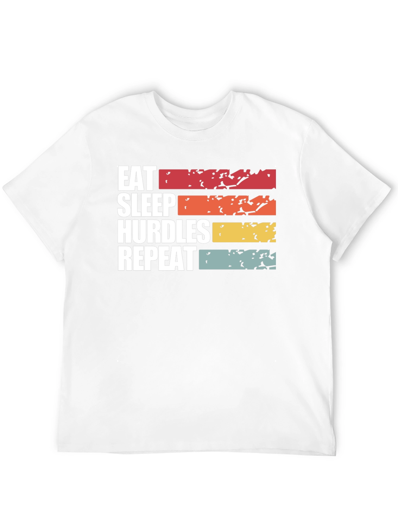 Eat Sleep Hurdles Repeat Graphic T-Shirt