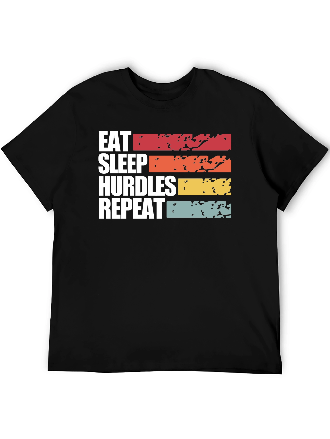 Eat Sleep Hurdles Repeat Graphic T-Shirt