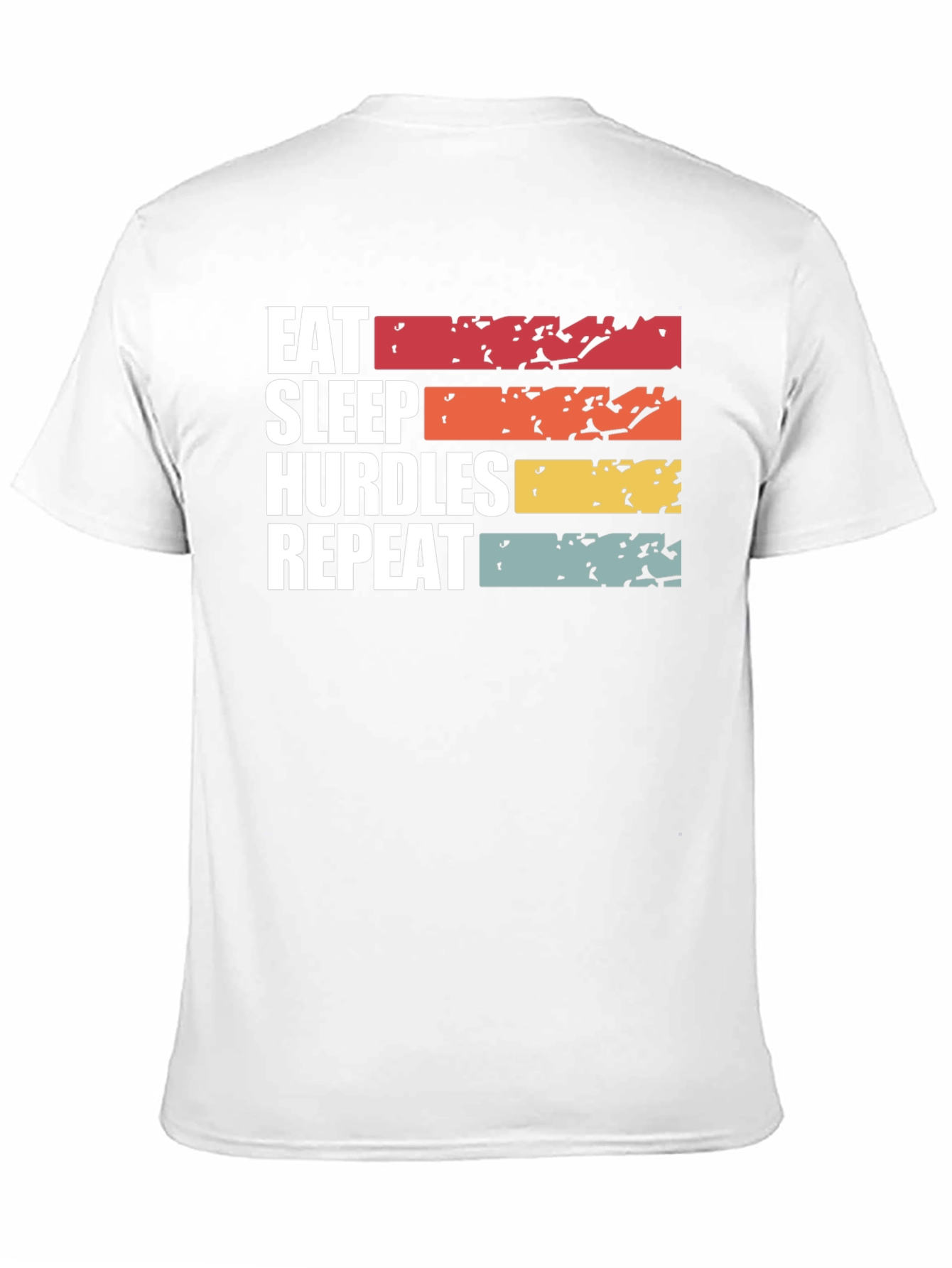 Eat Sleep Hurdles Repeat Graphic T-Shirt