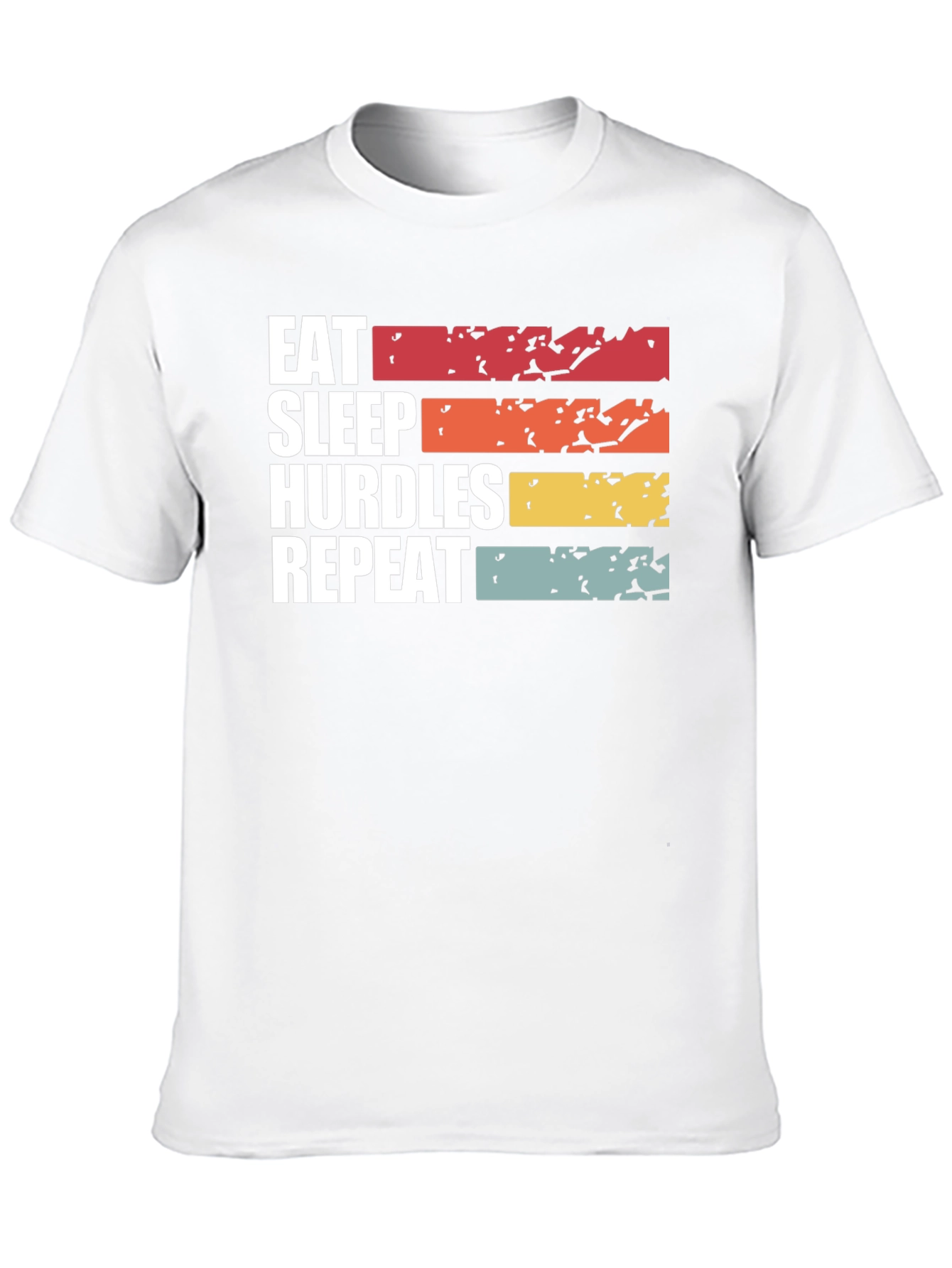 Eat Sleep Hurdles Repeat Graphic T-Shirt