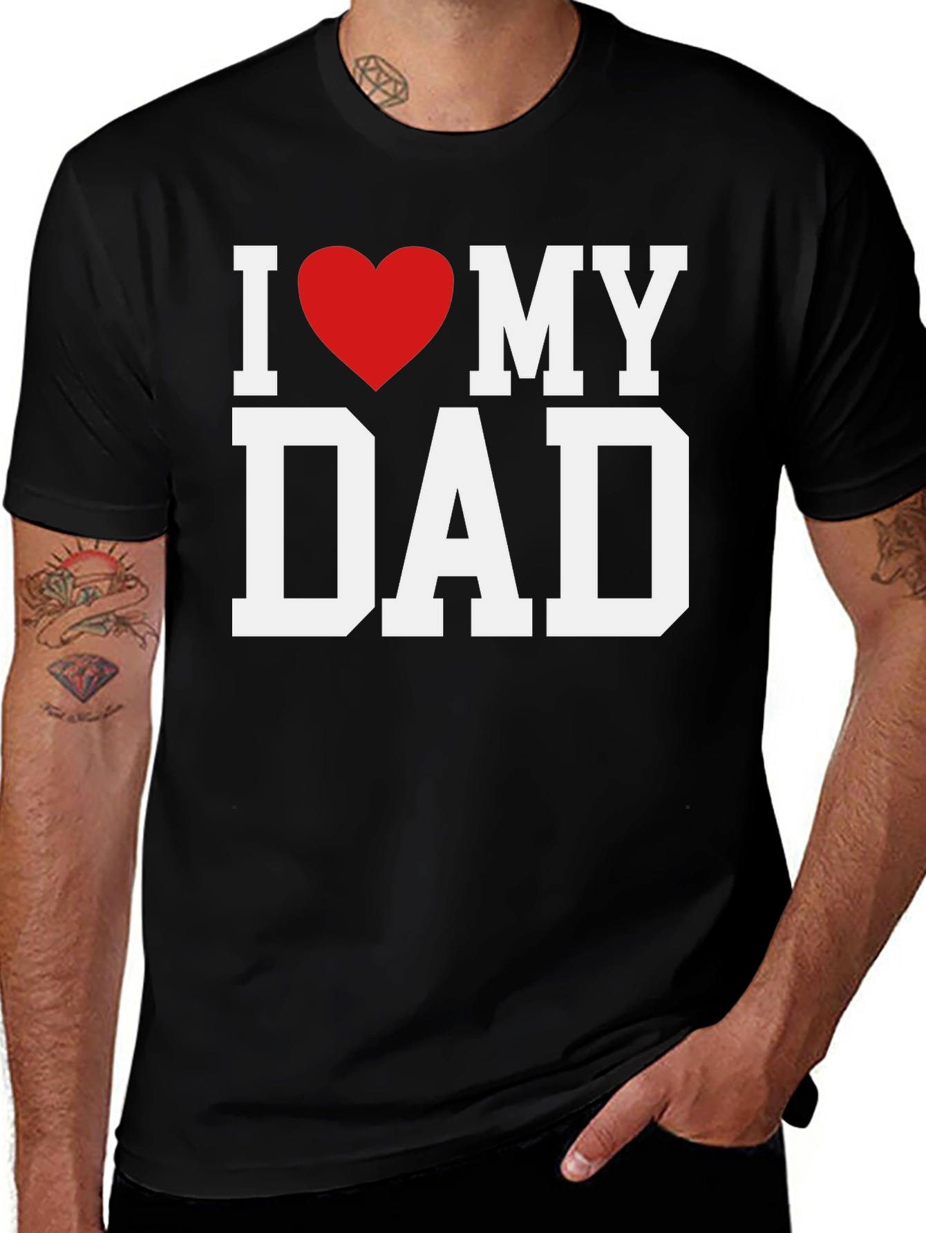 I Heart My Dad T-Shirt - Fathers Day Gift
