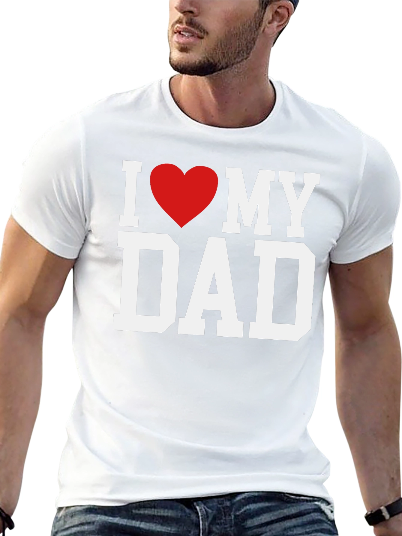 I Heart My Dad T-Shirt - Fathers Day Gift