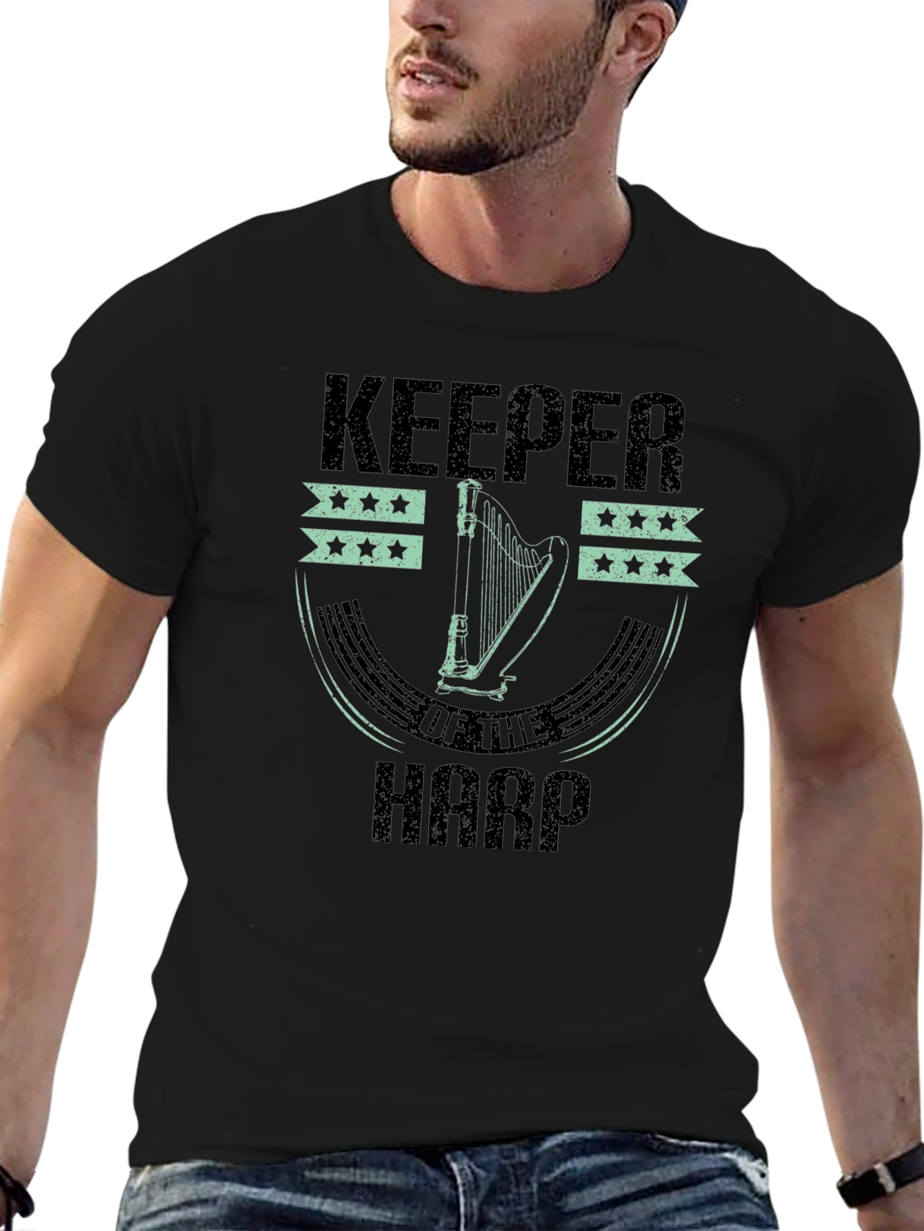 Keeper of the Harp Graphic Tee