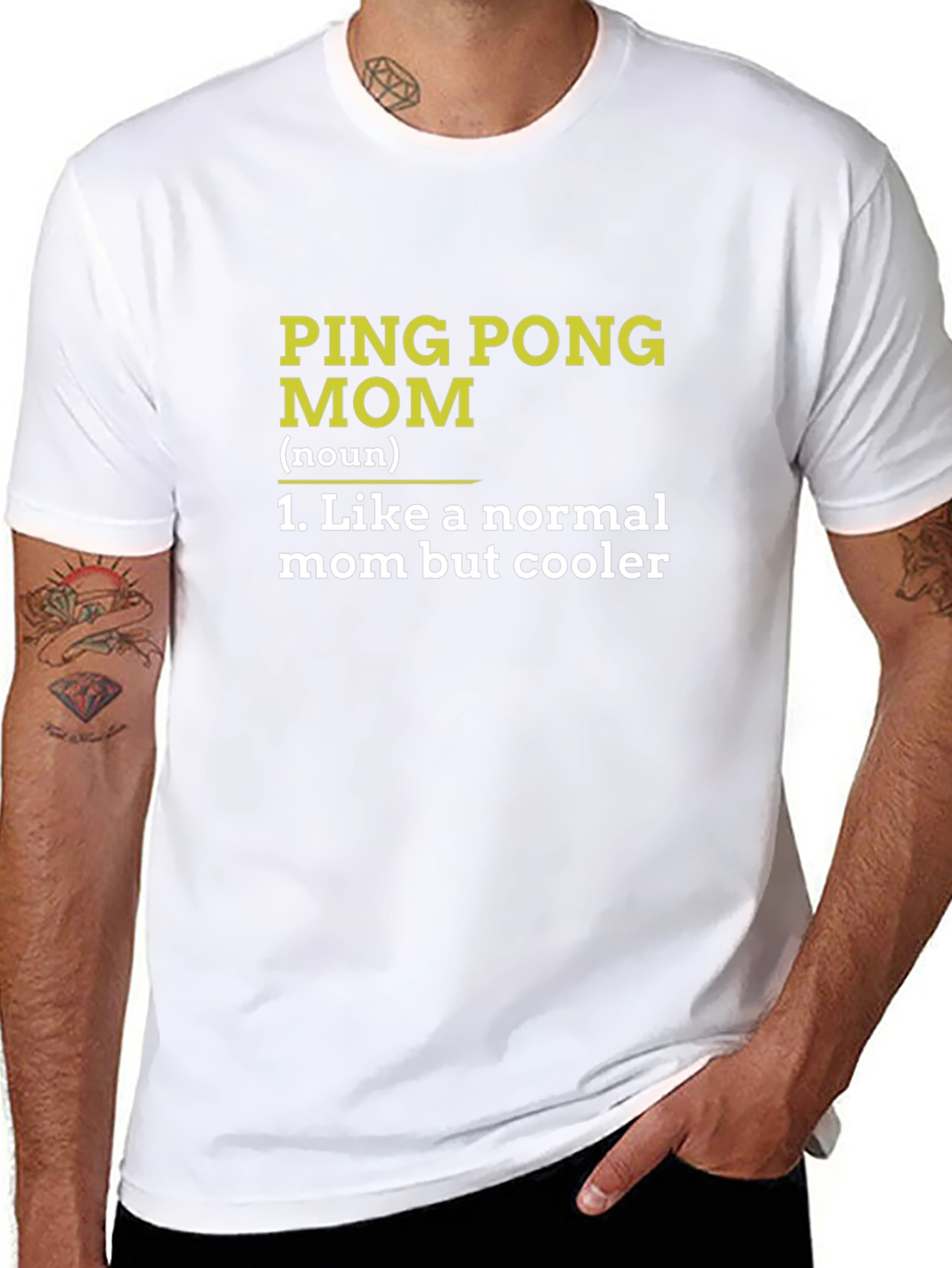 Ping Pong Mom Graphic T-Shirt