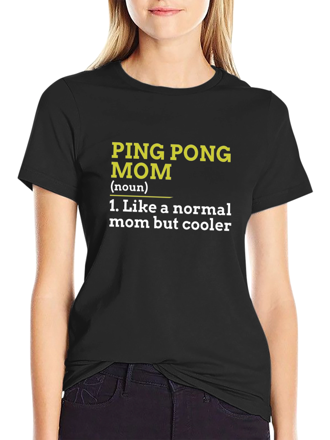 Ping Pong Mom Graphic T-Shirt