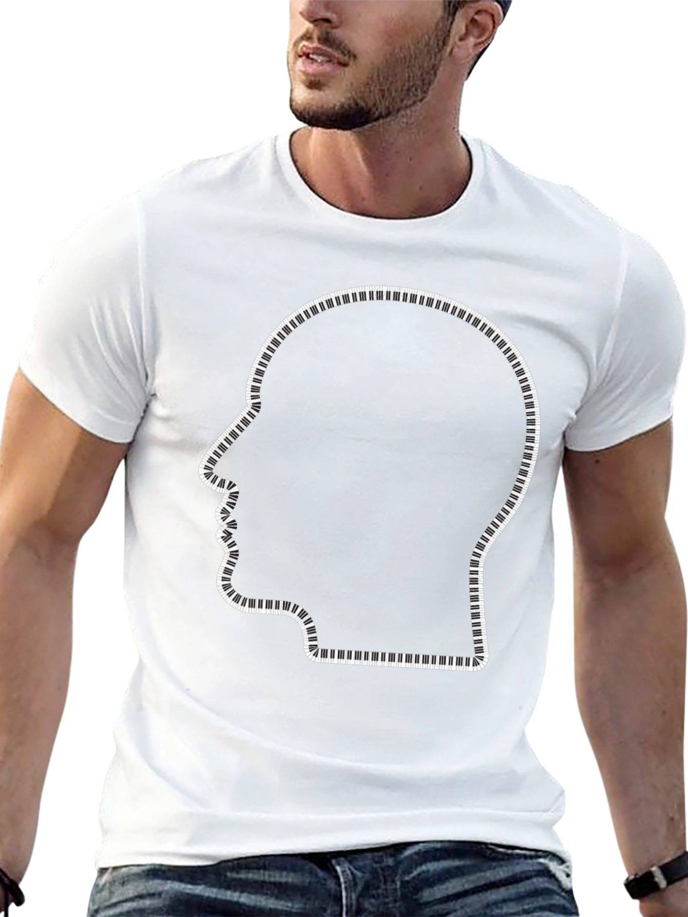 Piano Keys Mind T-Shirt - Music Lover Tee