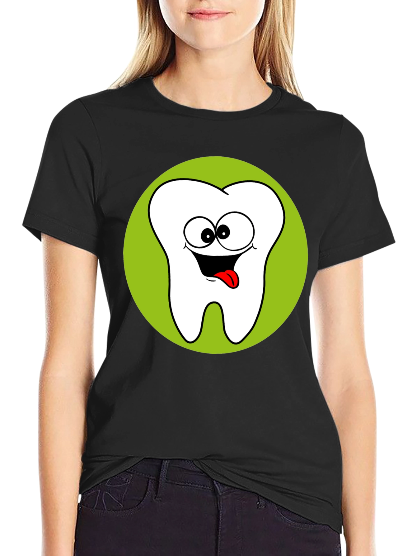 Funny Tooth Graphic Tee - Dental Humor T-Shirt