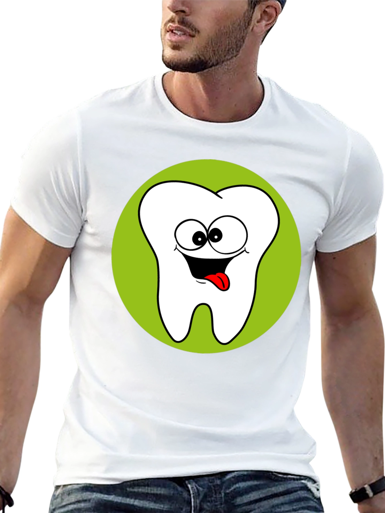 Funny Tooth Graphic Tee - Dental Humor T-Shirt