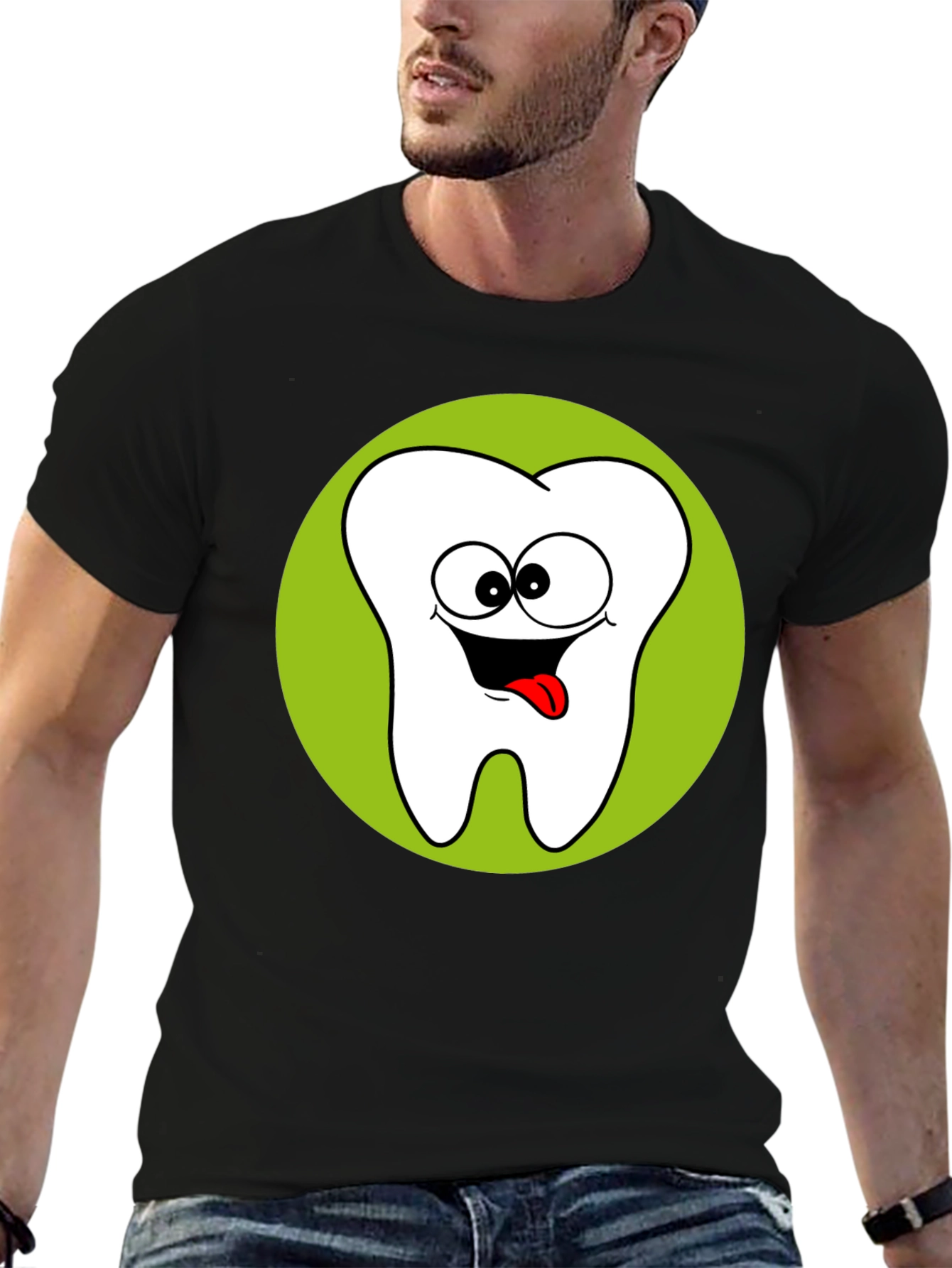 Funny Tooth Graphic Tee - Dental Humor T-Shirt
