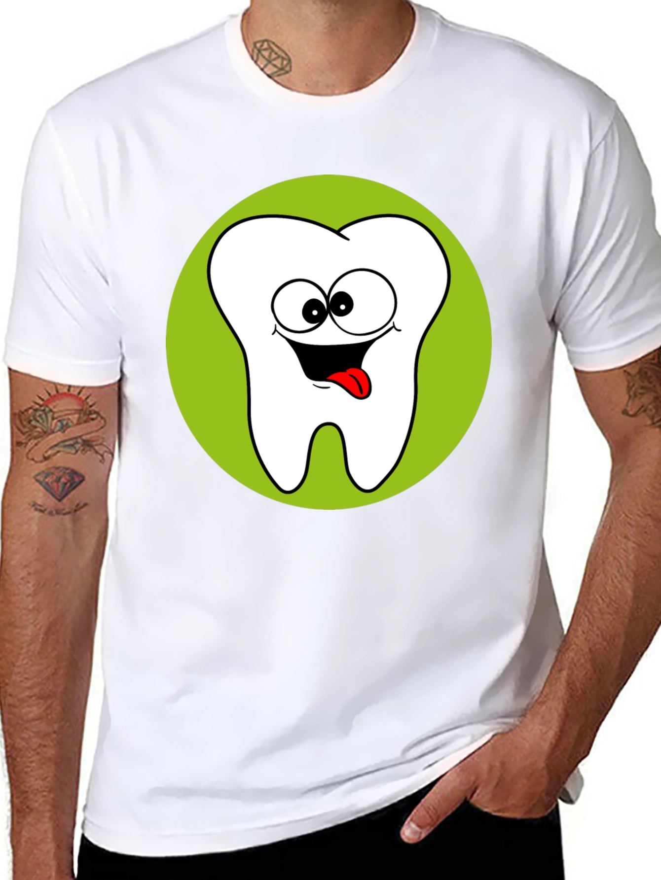 Funny Tooth Graphic Tee - Dental Humor T-Shirt