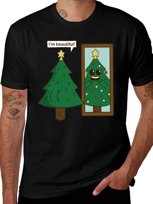 Funny Christmas Tree Im Beautiful T-Shirt