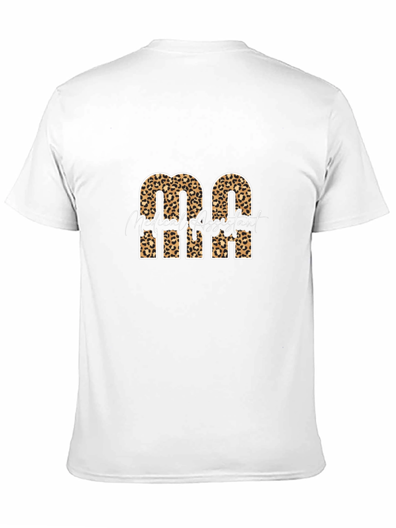 Leopard Print Medical Assistant T-Shirt