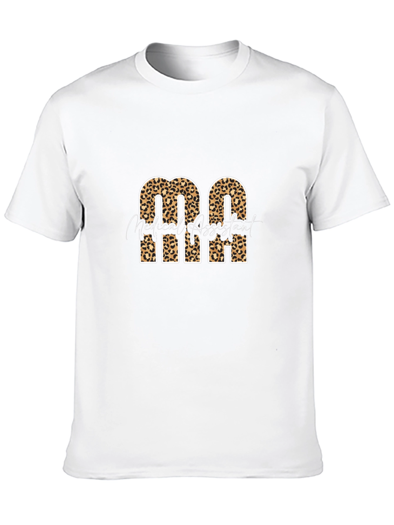 Leopard Print Medical Assistant T-Shirt