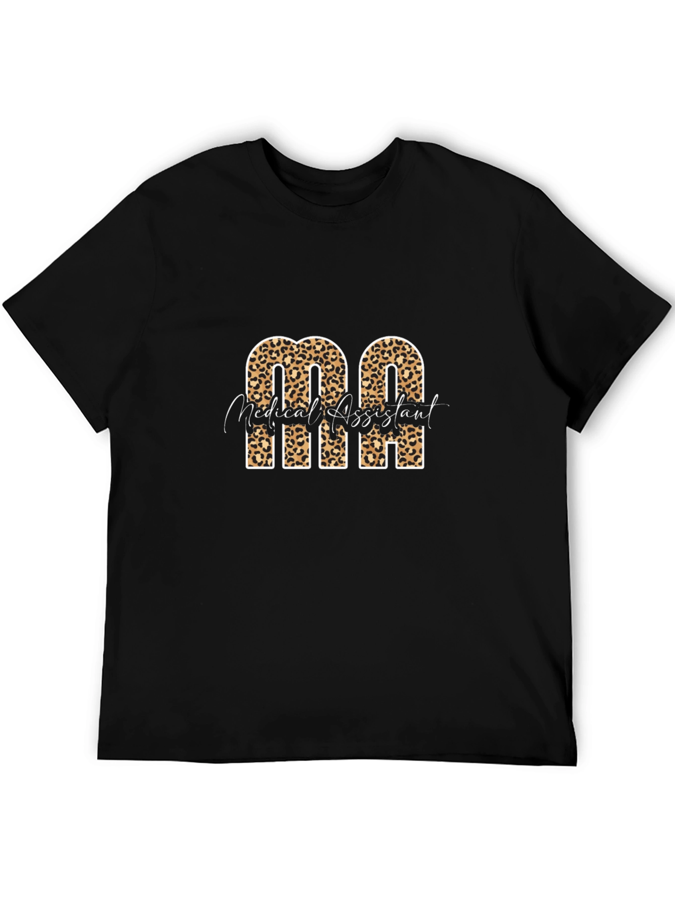 Leopard Print Medical Assistant T-Shirt