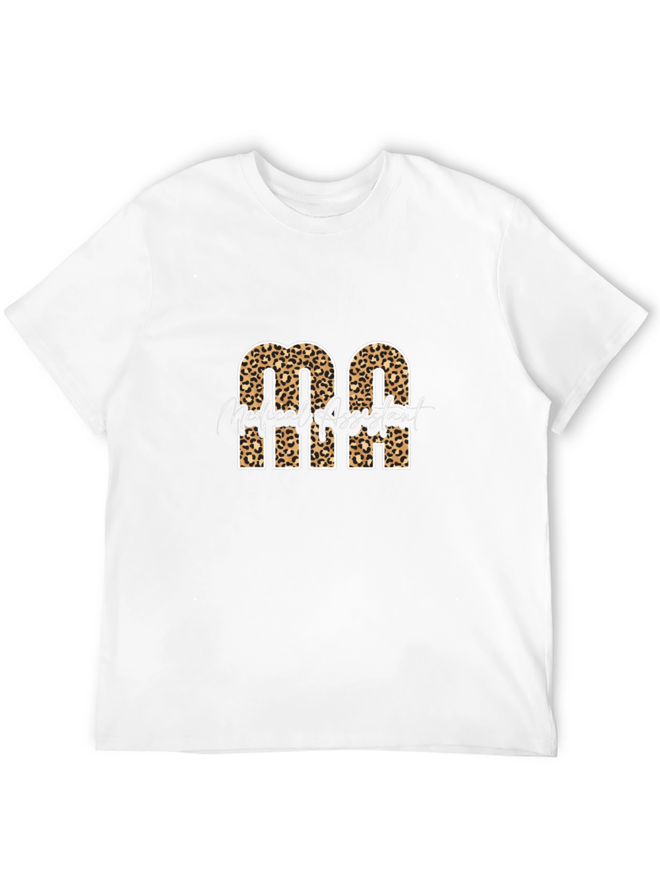 Leopard Print Medical Assistant T-Shirt