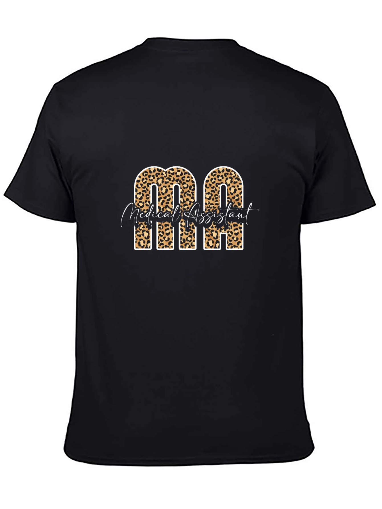 Leopard Print Medical Assistant T-Shirt