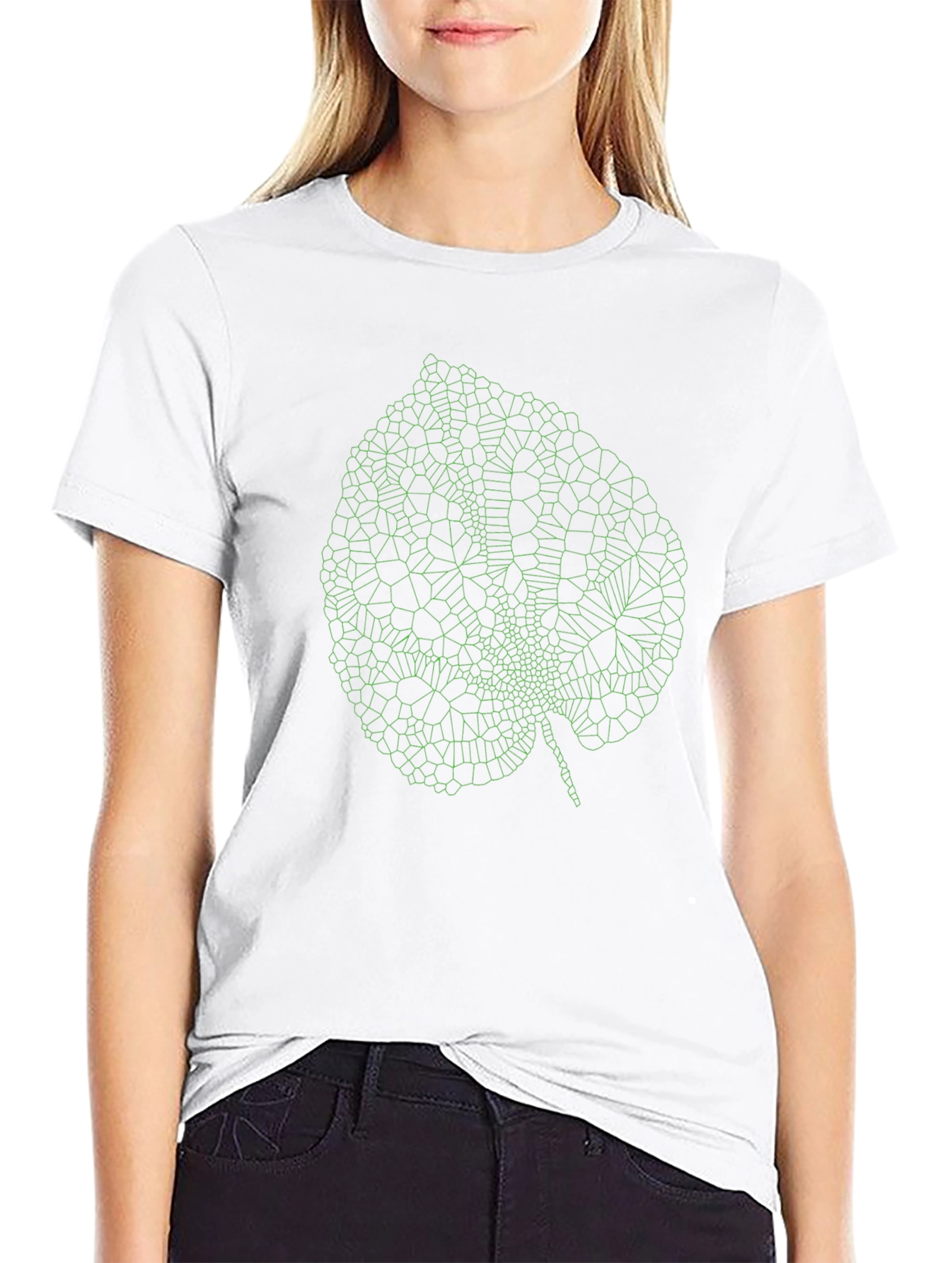 Leaf Graphic T-Shirt - Black