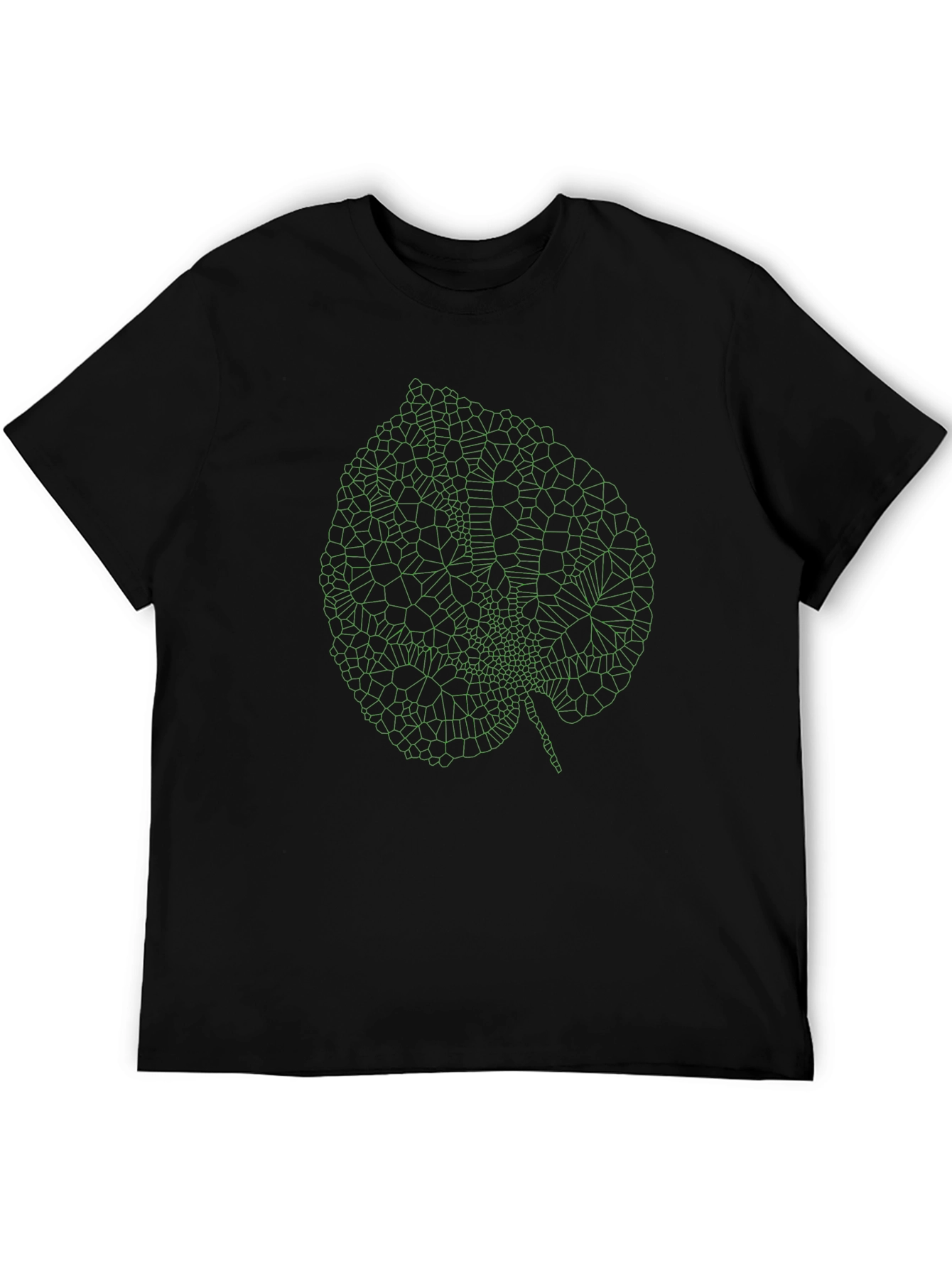 Leaf Graphic T-Shirt - Black