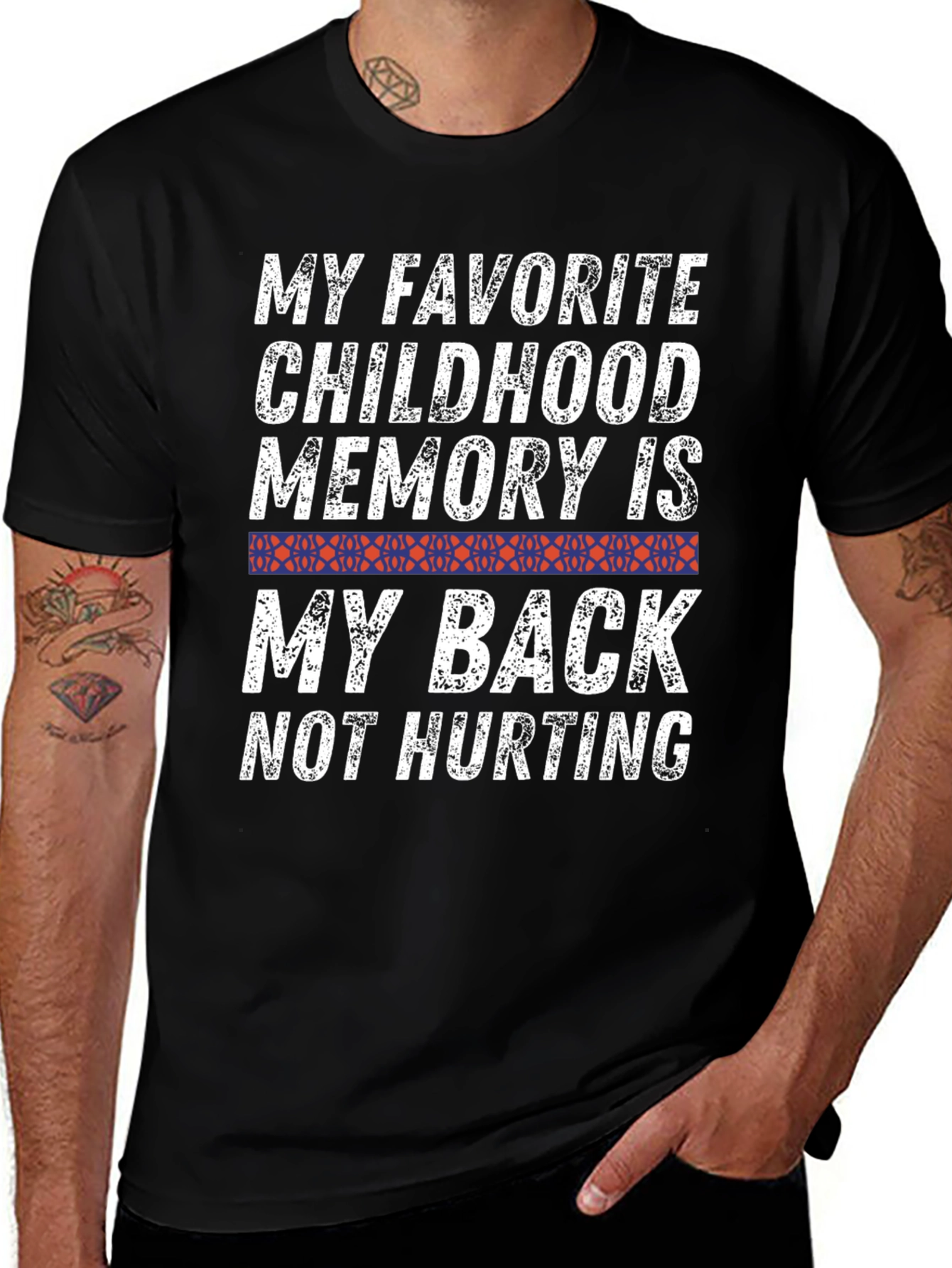 Funny Back Pain T-Shirt - My Back Not Hurting