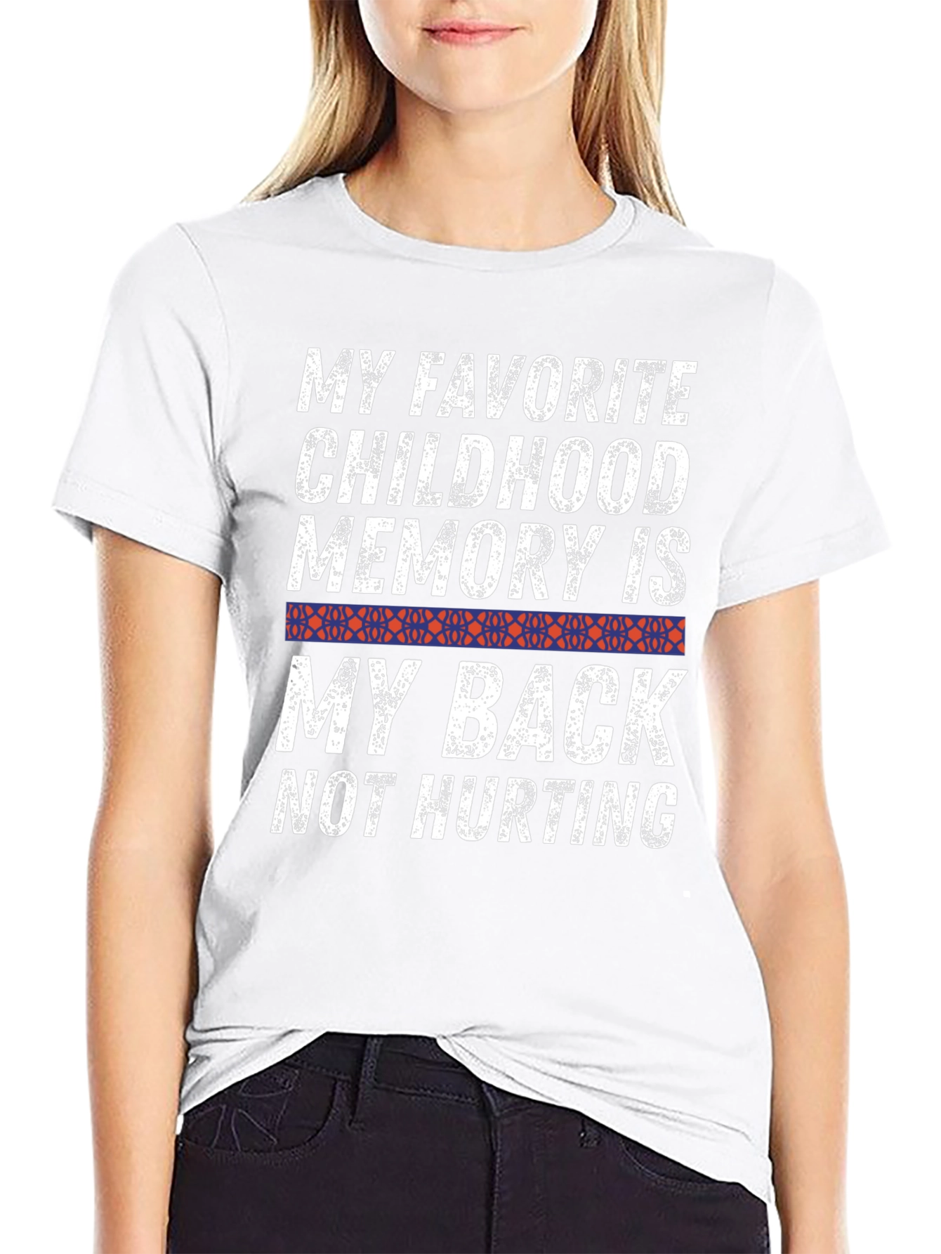 Funny Back Pain T-Shirt - My Back Not Hurting