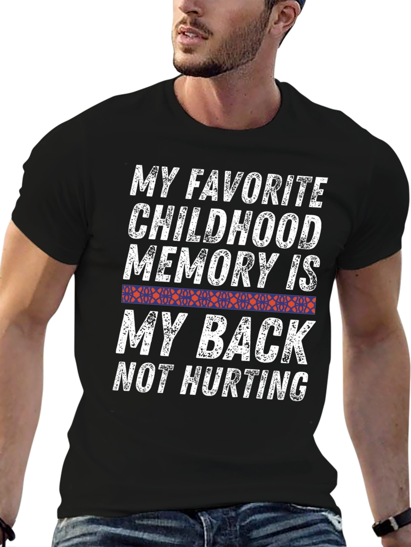 Funny Back Pain T-Shirt - My Back Not Hurting