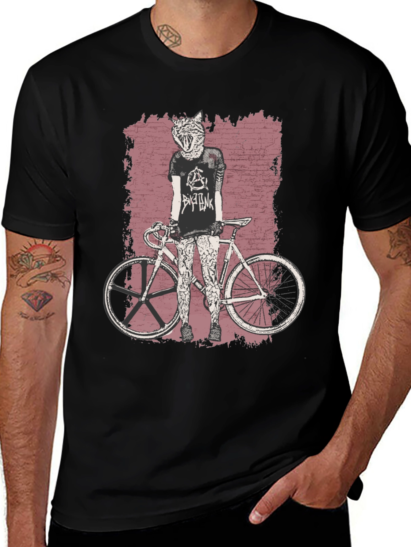 Bike Punk Graphic T-Shirt