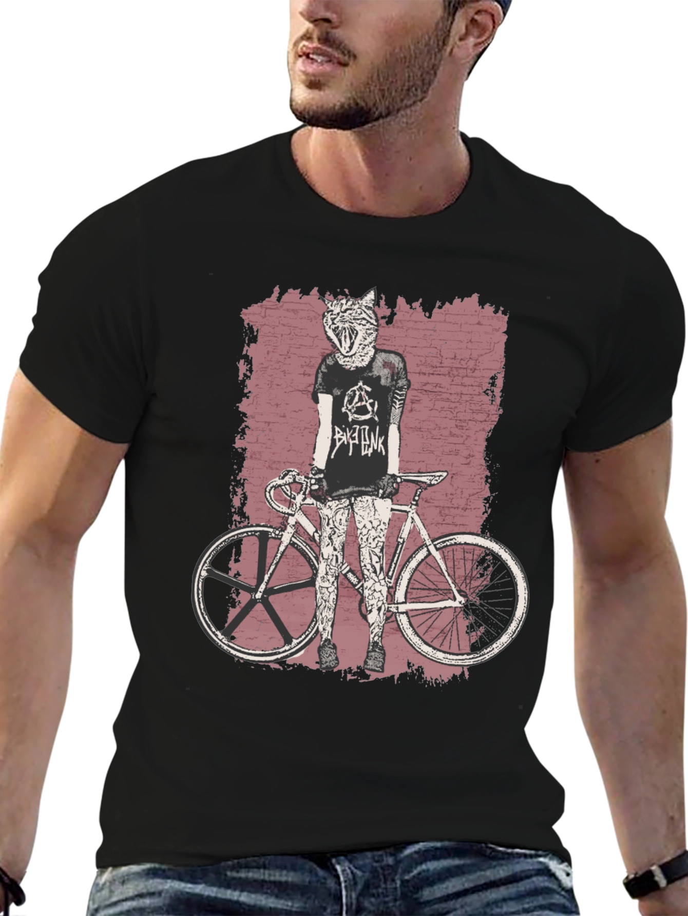 Bike Punk Graphic T-Shirt