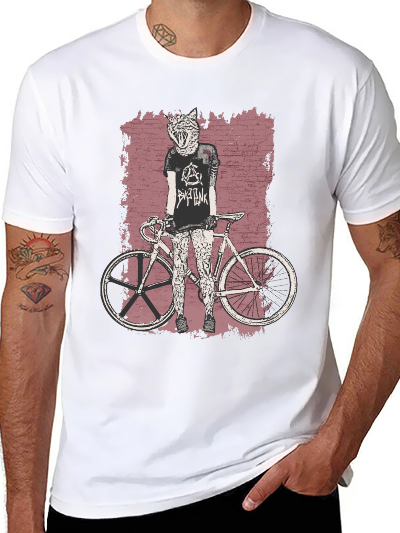 Bike Punk Graphic T-Shirt