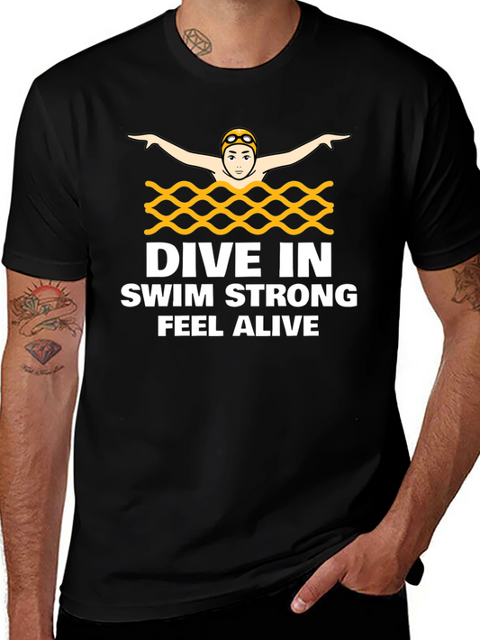 Dive In Swim Strong T-Shirt