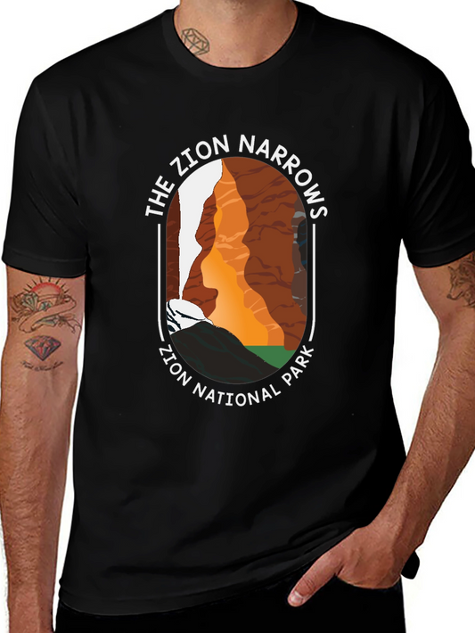 Zion Narrows National Park Graphic Tee