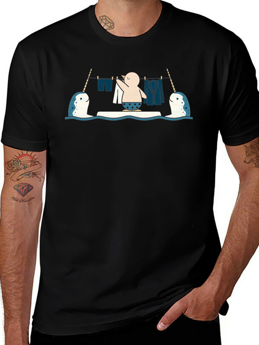 Narwhal Laundry Day T-Shirt