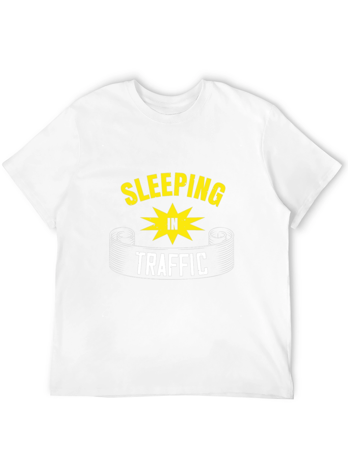 Sleeping In Traffic Graphic Tee - Black Cotton T-Shirt