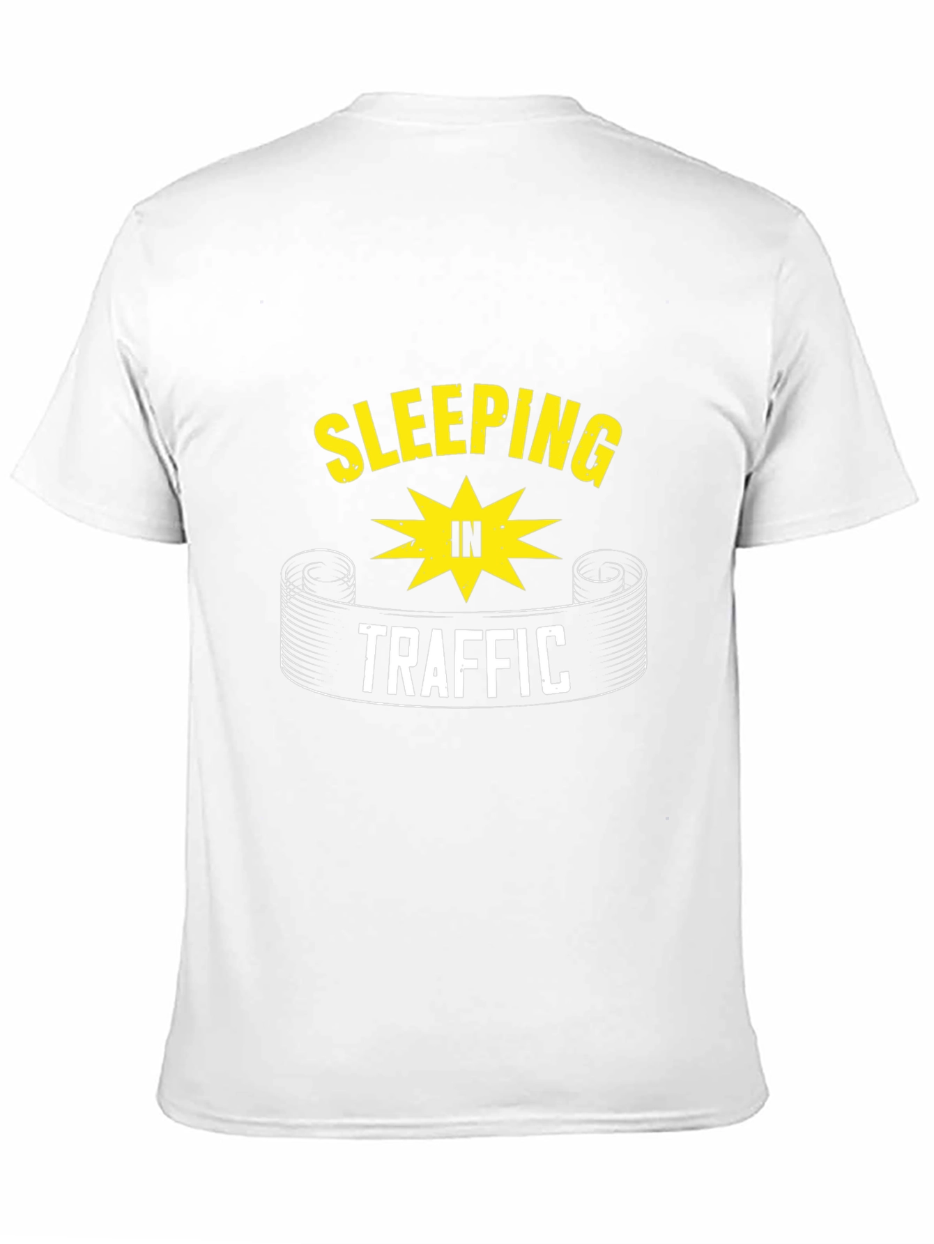 Sleeping In Traffic Graphic Tee - Black Cotton T-Shirt