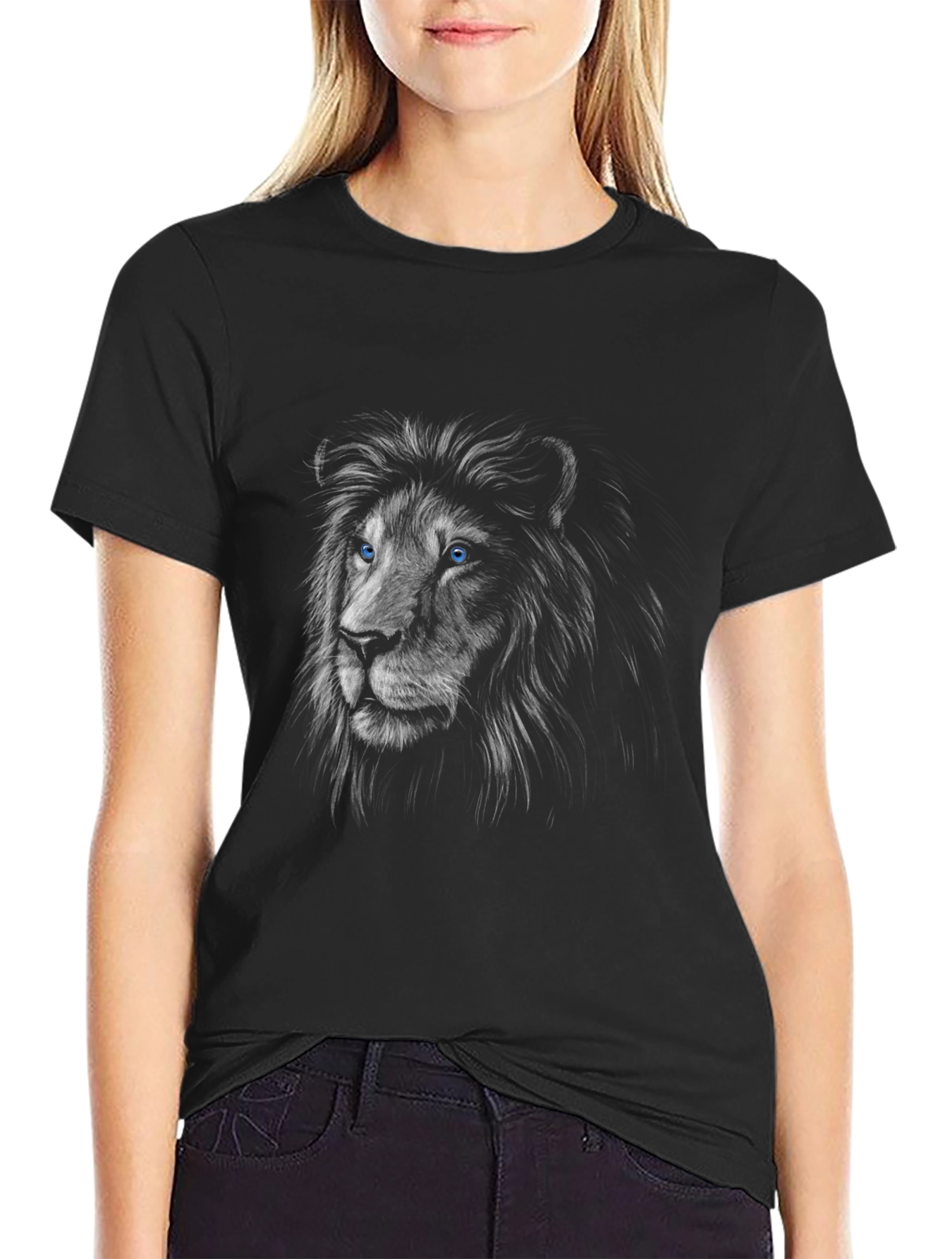 Lion Graphic Tee - Bold Animal Print