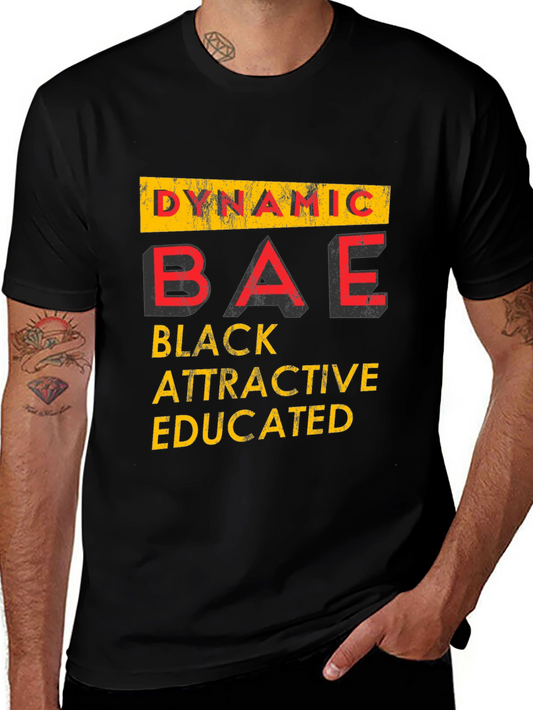 Dynamic BAE Graphic Tee - Black Attractive Educated